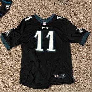 Nike Black and White NFL Philadelphia Eagles Jersey